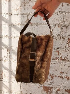 UGG Australia Genuine Shearling Suede 3-in-1 Convertible Bag Backpack Crossbody